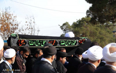 Secretary-General of AhlulBayt (a.s.) World Assembly attends at funeral c ( (6).jpg